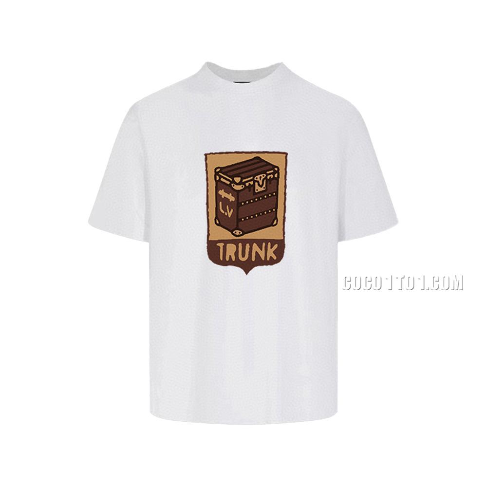 Louis Vuitton trendy new printed round neck short-sleeved T-shirt NLOUIS VUITTON42307