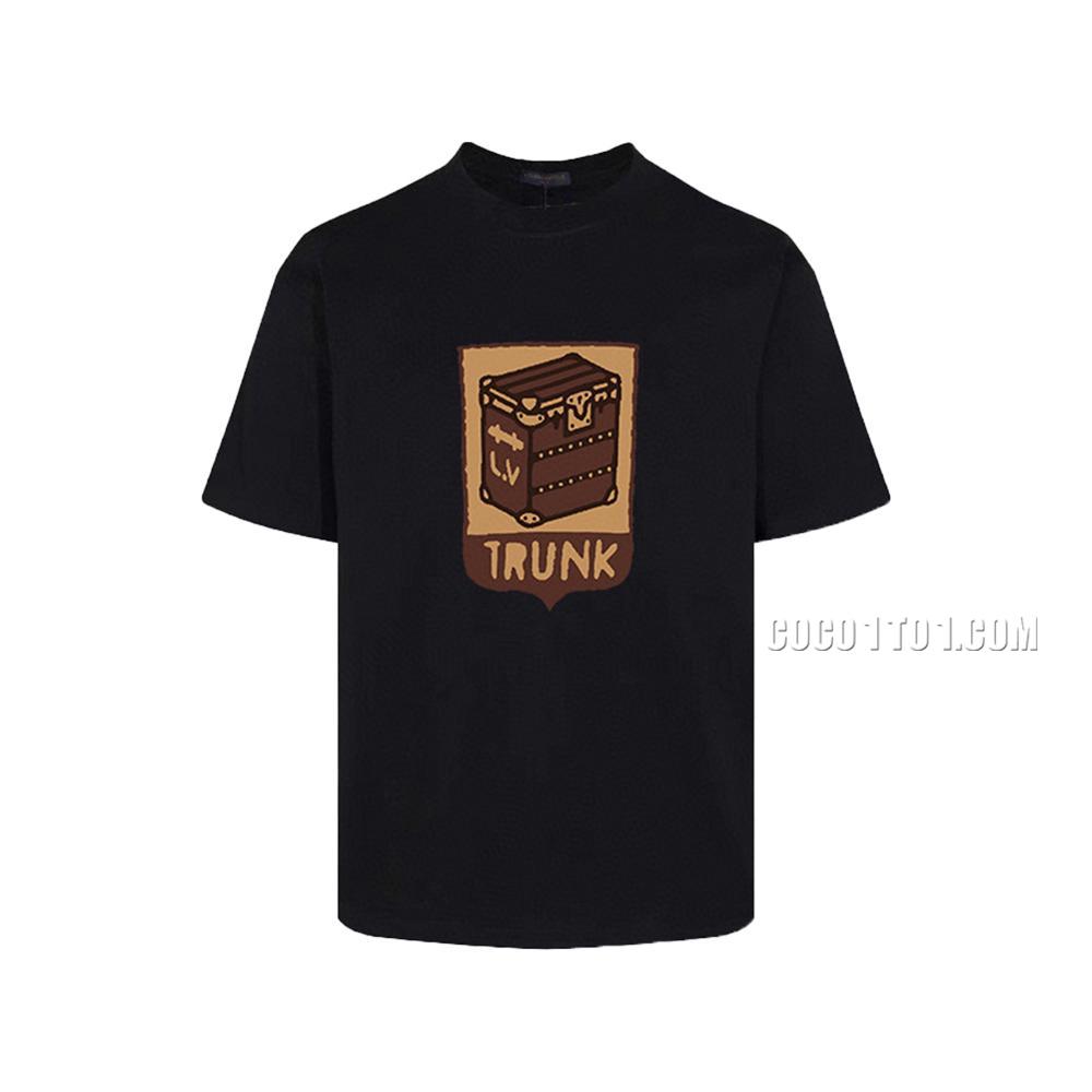 Louis Vuitton trendy new printed round neck short-sleeved T-shirt NLOUIS VUITTON42307