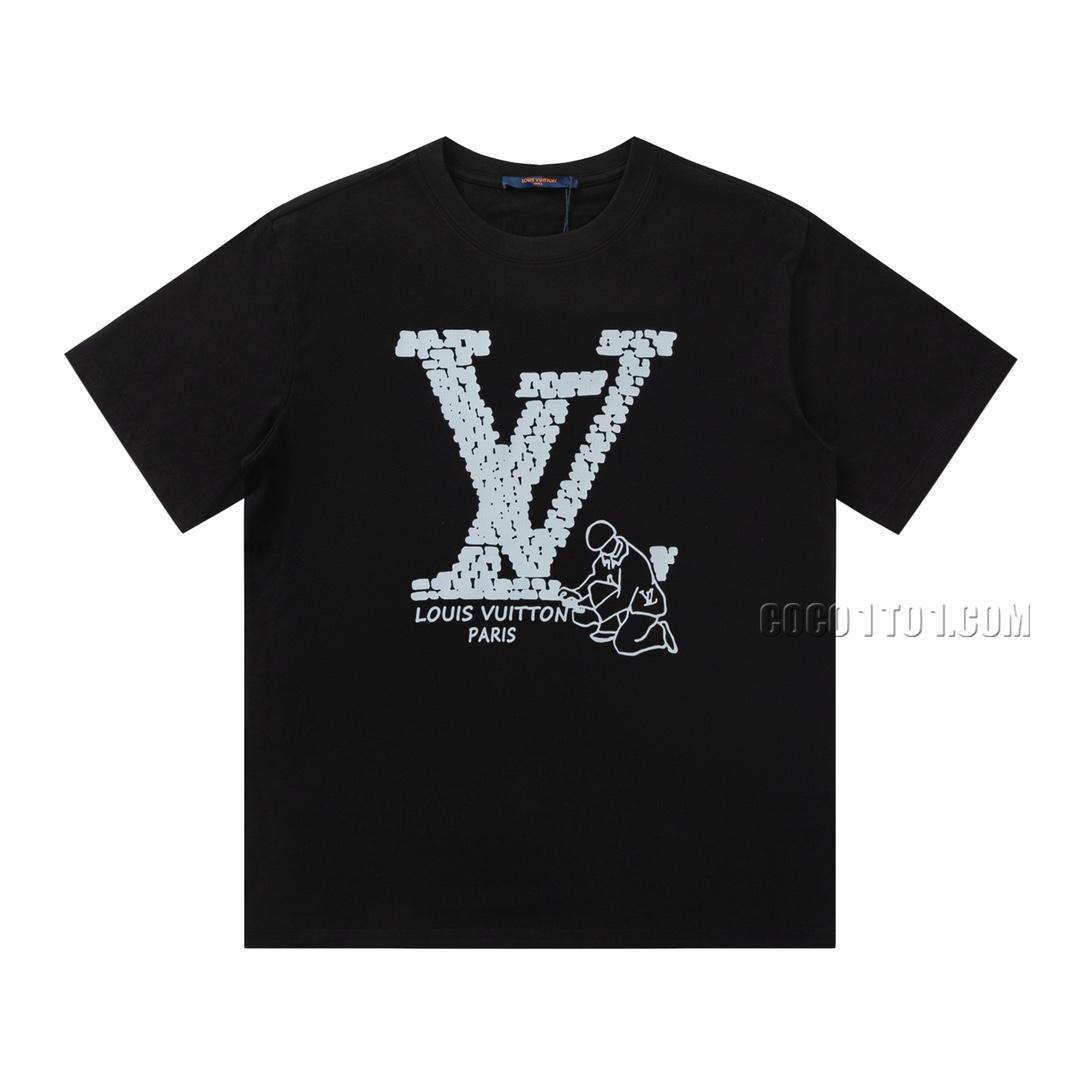 Louis Vuitton/Official Website Limited Edition Bee Printed Short-Sleeve T-shirt NLOUIS VUITTON42307