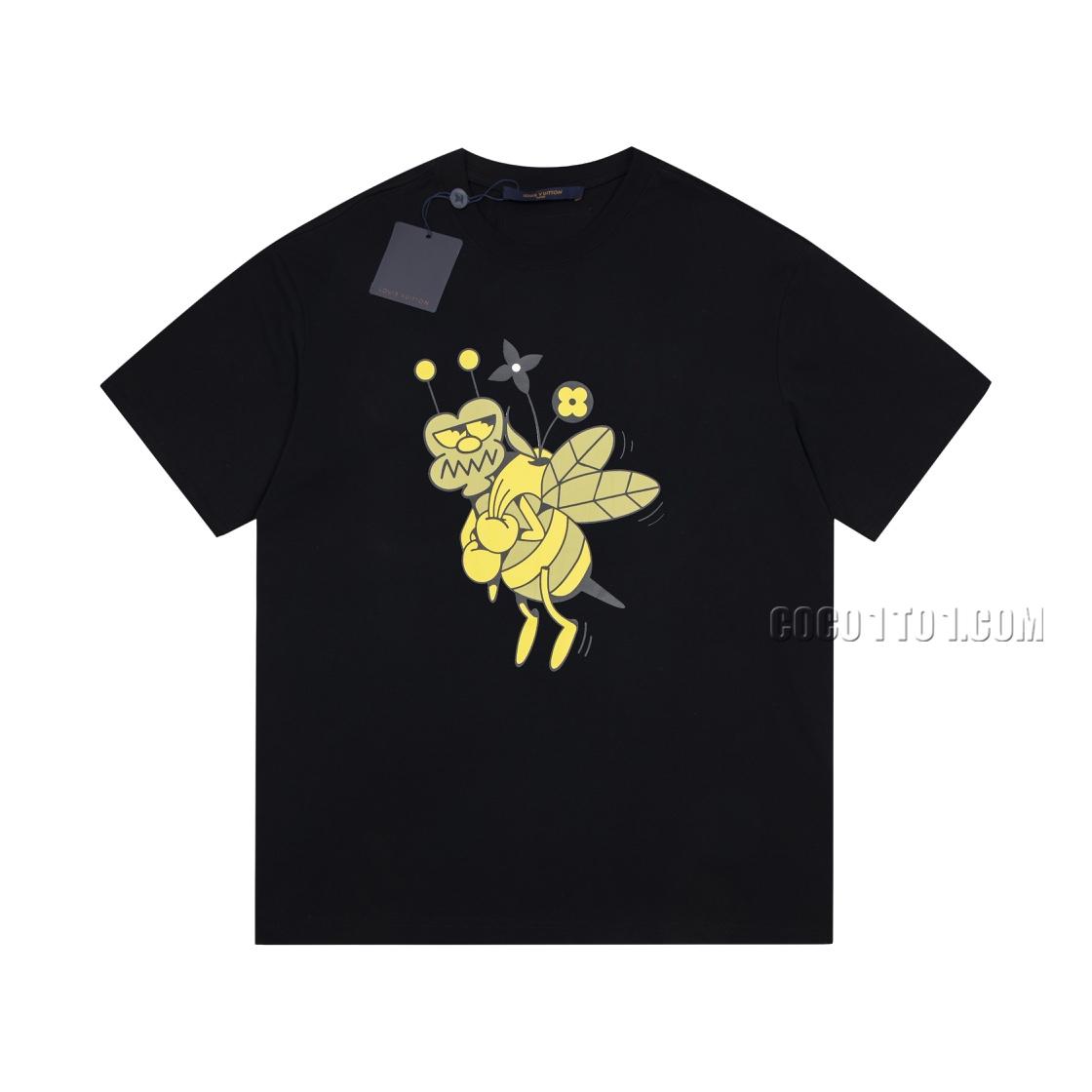 Louis Vuitton/Official Website Limited Edition Bee Printed Short-Sleeve T-shirt NLOUIS VUITTON42307