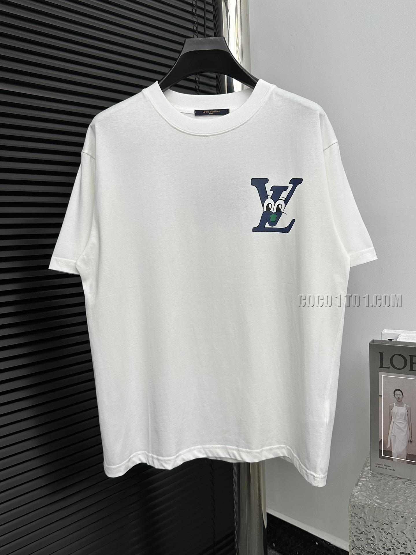 Louis Vuitton Spring/Summer new release counter latest round neck short-sleeved T-shirt NLOUIS VUITTON42307