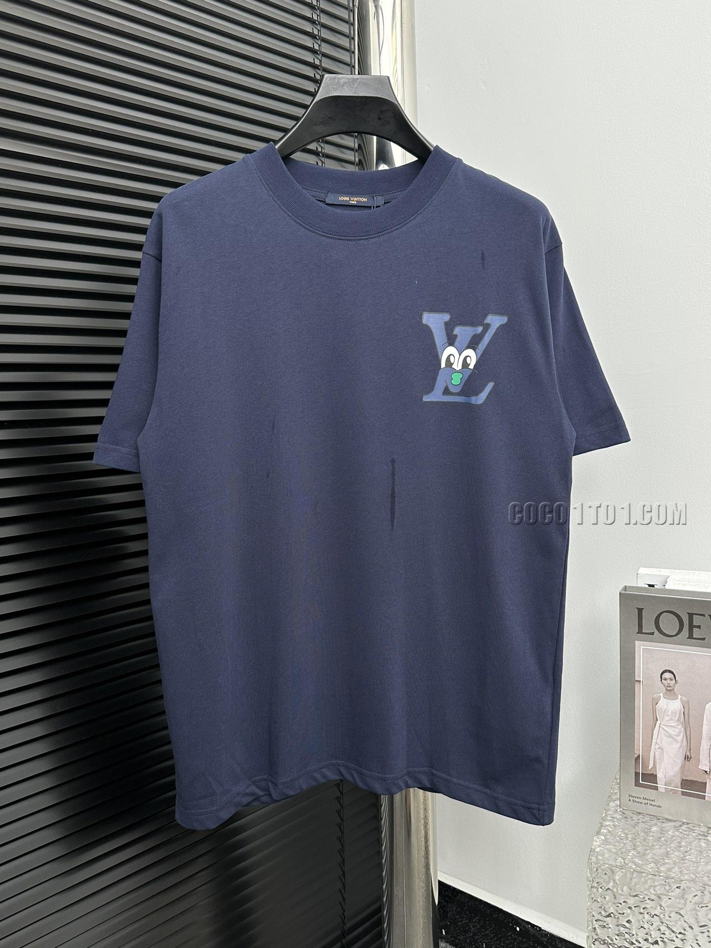 Louis Vuitton Spring/Summer new release counter latest round neck short-sleeved T-shirt NLOUIS VUITTON42307