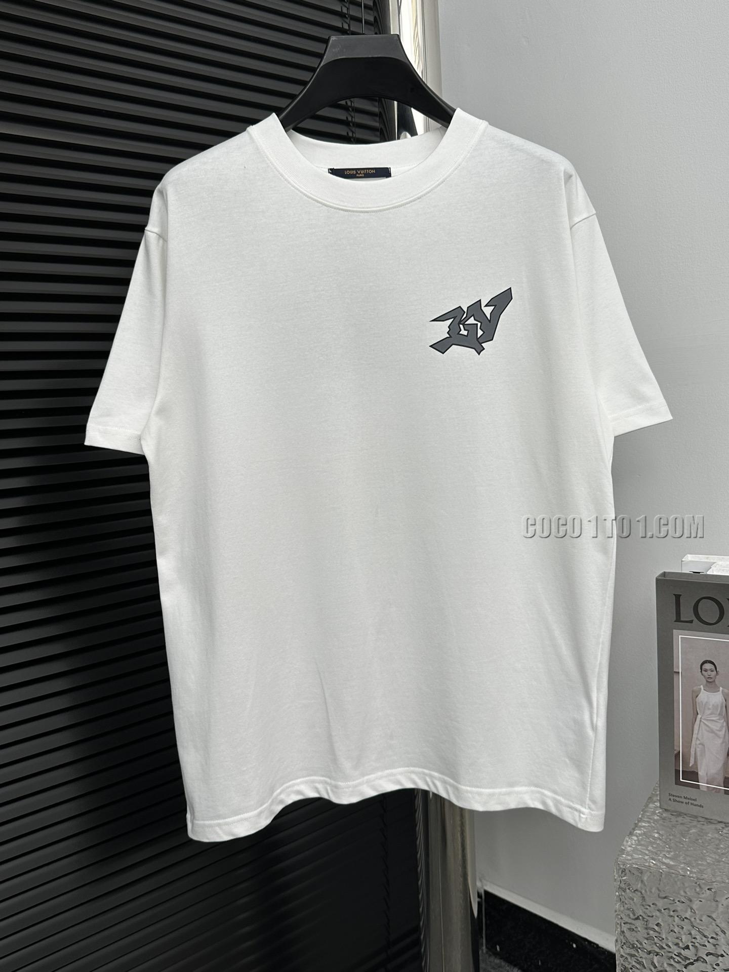 Louis Vuitton Spring/Summer new release counter latest round neck short-sleeved T-shirt NLOUIS VUITTON42307