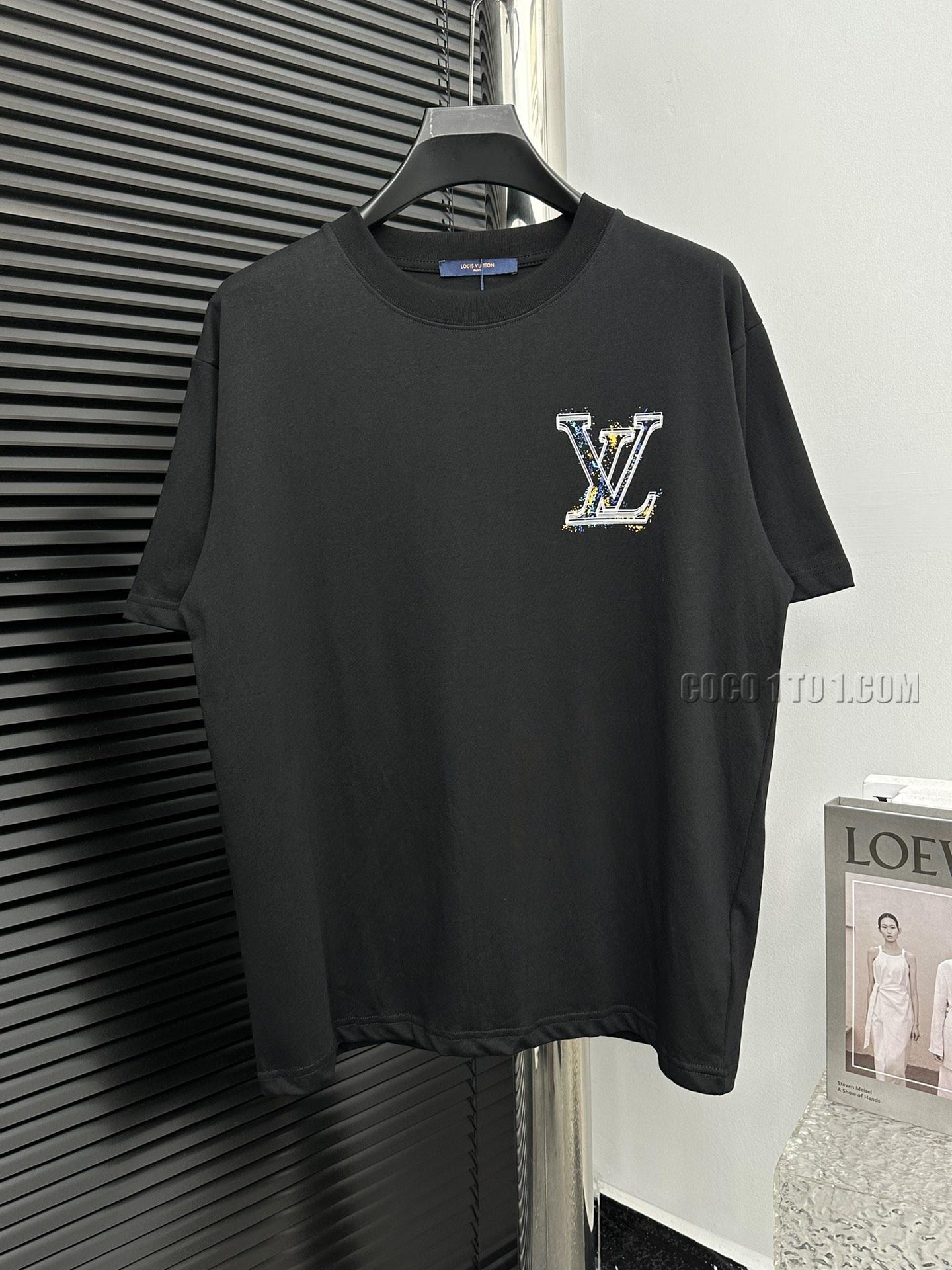 Louis Vuitton Spring/Summer new release counter latest round neck short-sleeved T-shirt NLOUIS VUITTON42307
