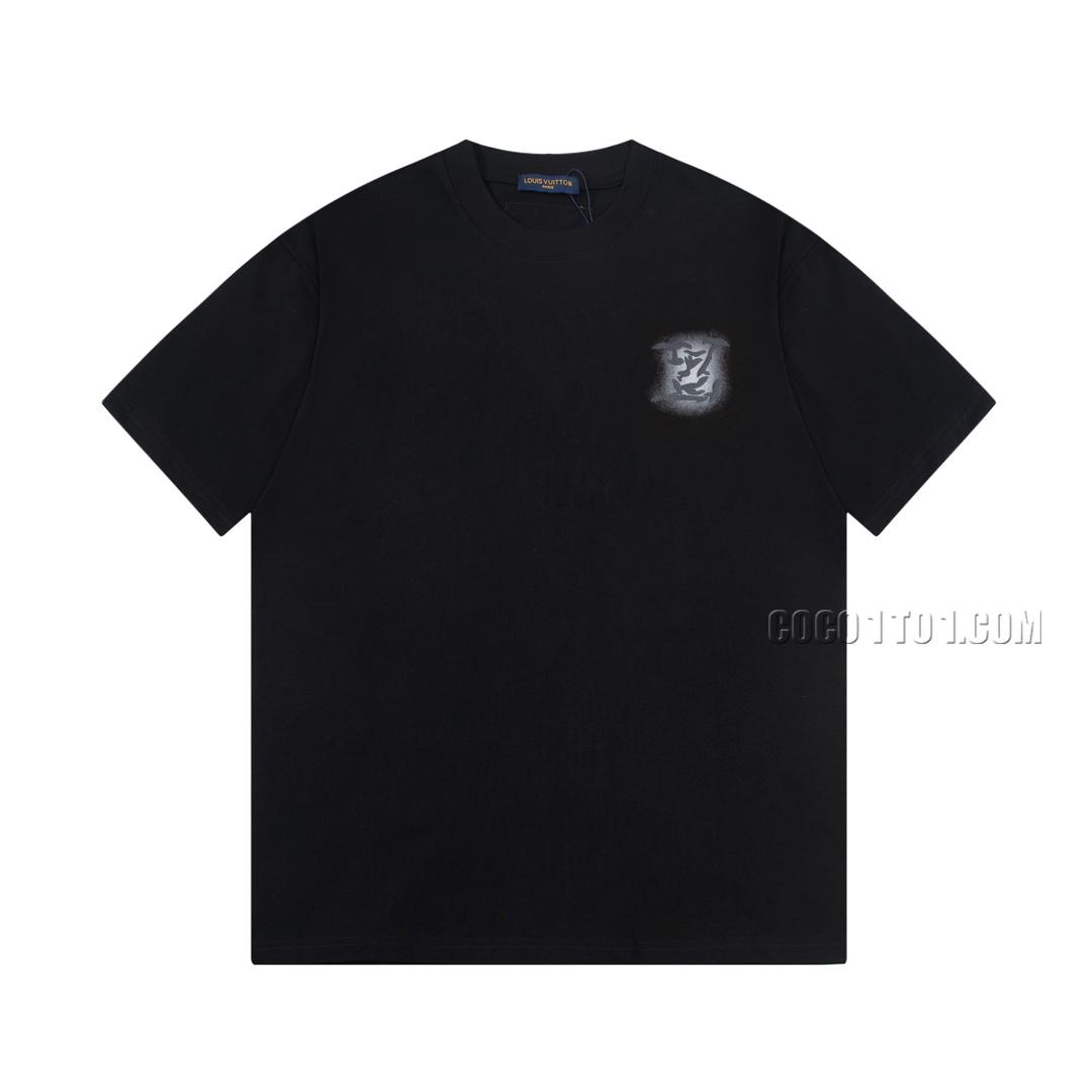 Louis Vuitton New graffiti print letter logo pattern short-sleeved T-shirt NLOUIS VUITTON42307