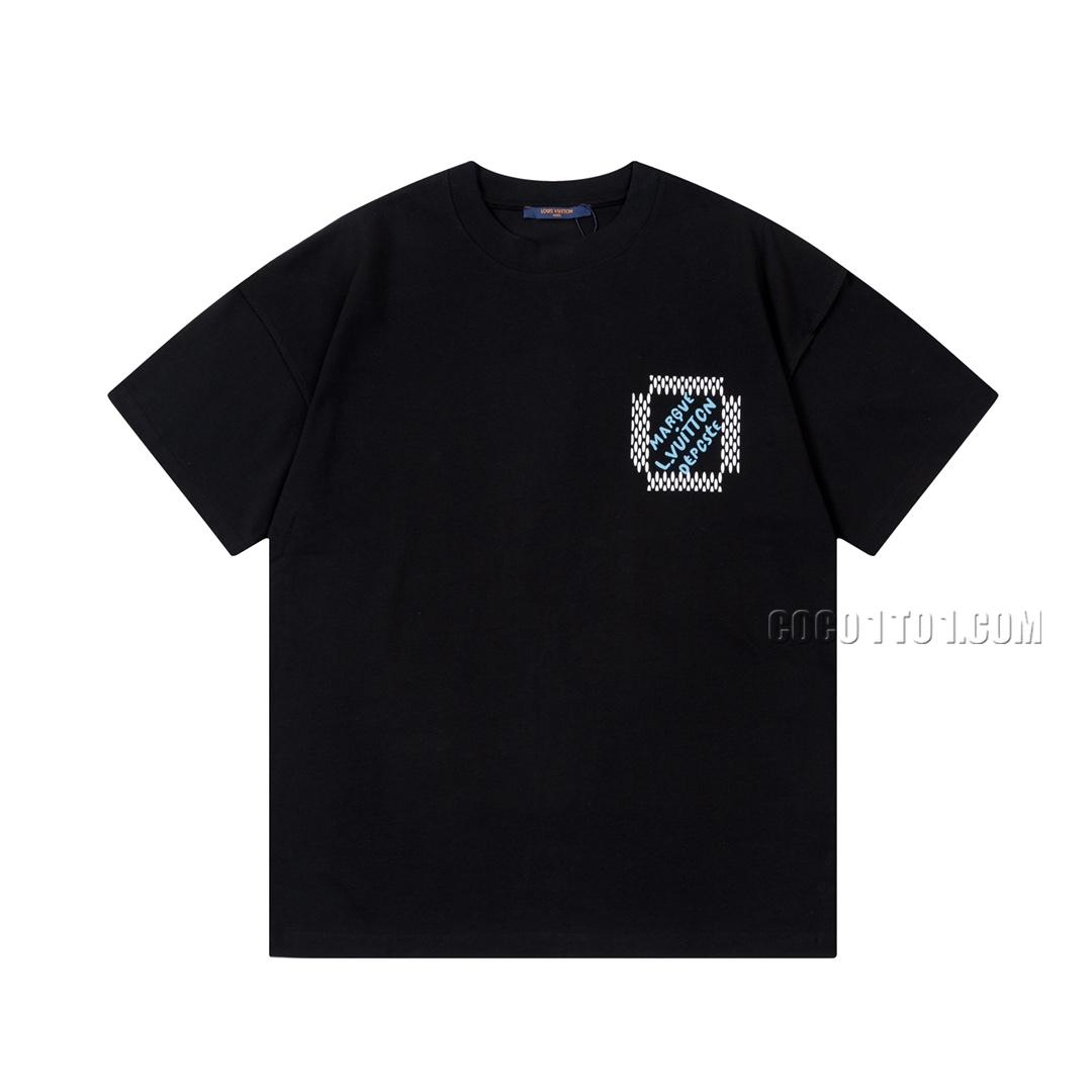 Louis Vuitton letter monogram print logo short-sleeved T-shirt NLOUIS VUITTON42307