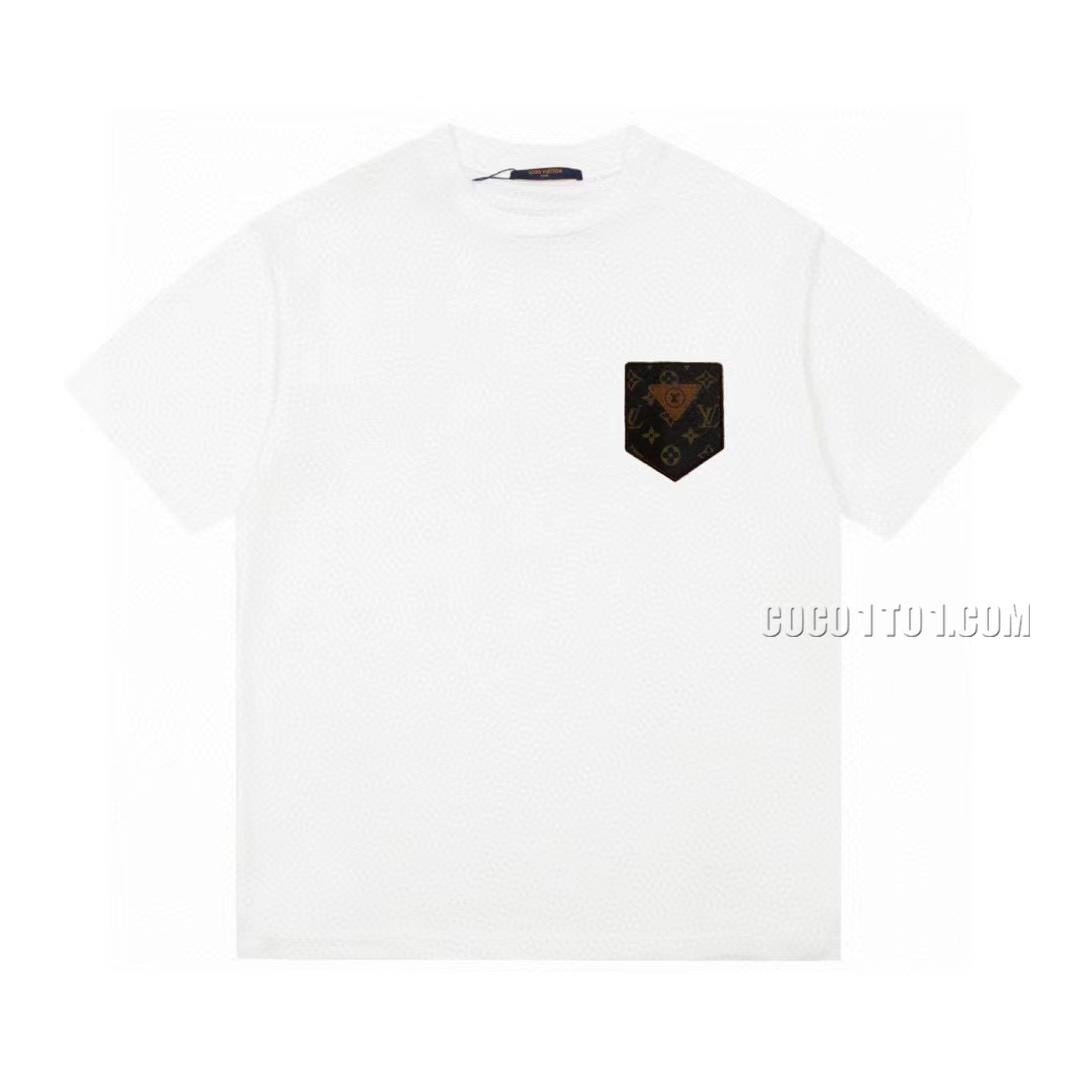 Louis Vuitton Limited Edition Monogram Canvas Patch Pocket Short Sleeve T-shirt NLOUIS VUITTON42307