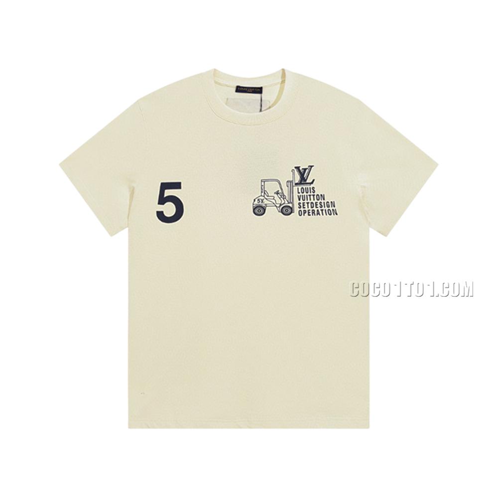Louis Vuitton Shanghai Runway VIP Limited Edition Round Neck Short-sleeved T-shirt NLOUIS VUITTON42307