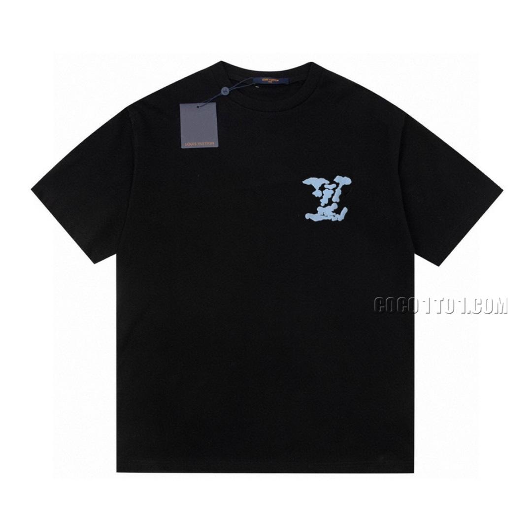 Louis Vuitton Limited Edition Sky and Clouds Foamed Printed Short Sleeve T-shirt NLOUIS VUITTON42307