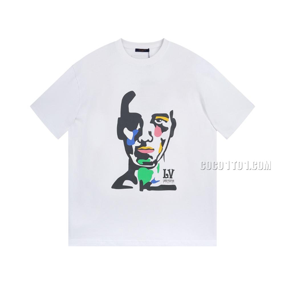 Louis Vuitton Colorful Pumpkin Print Short Sleeve T-shirt NLOUIS VUITTON42307
