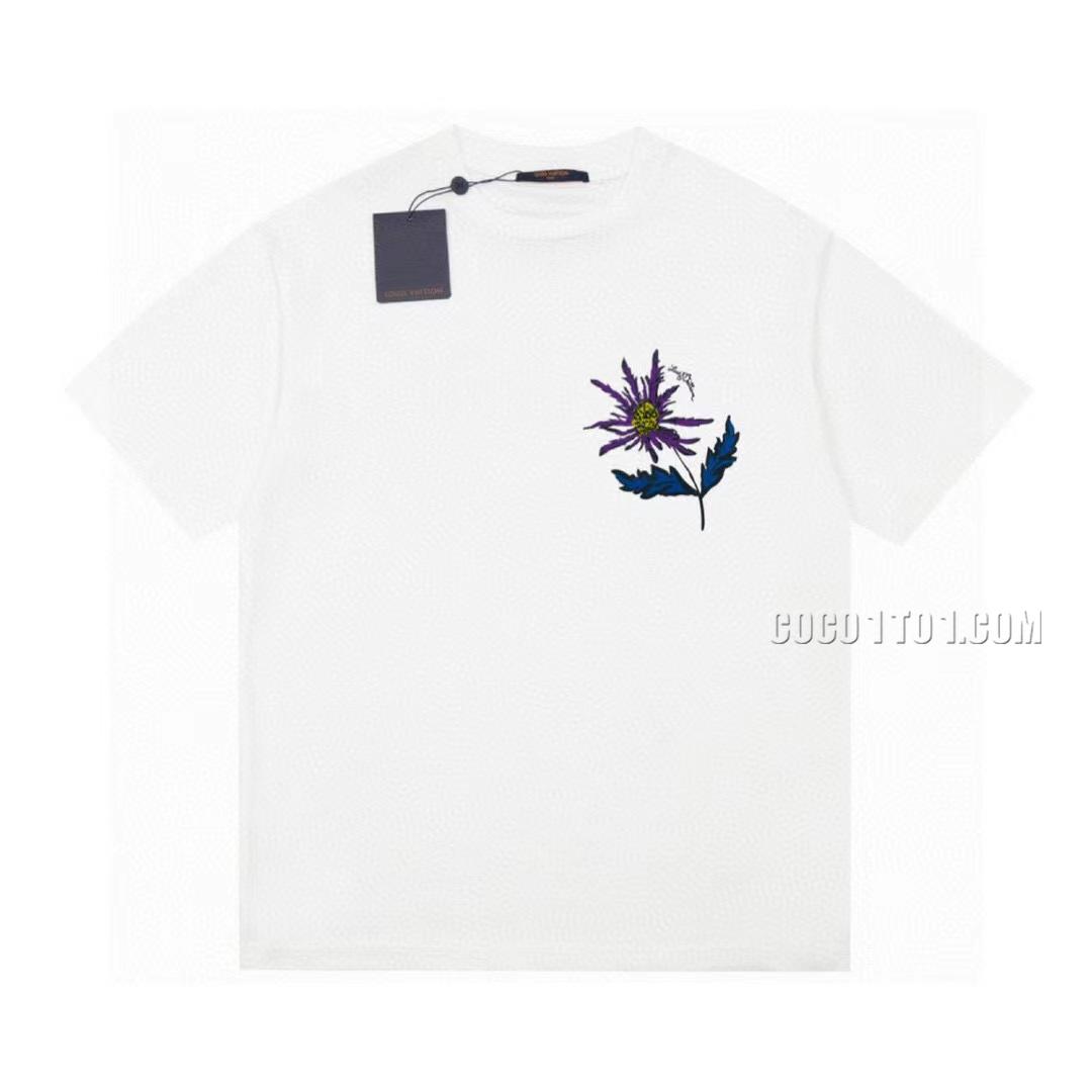 Louis Vuitton Limited Edition Thistle Logo Short Sleeve T-shirt NLOUIS VUITTON42307