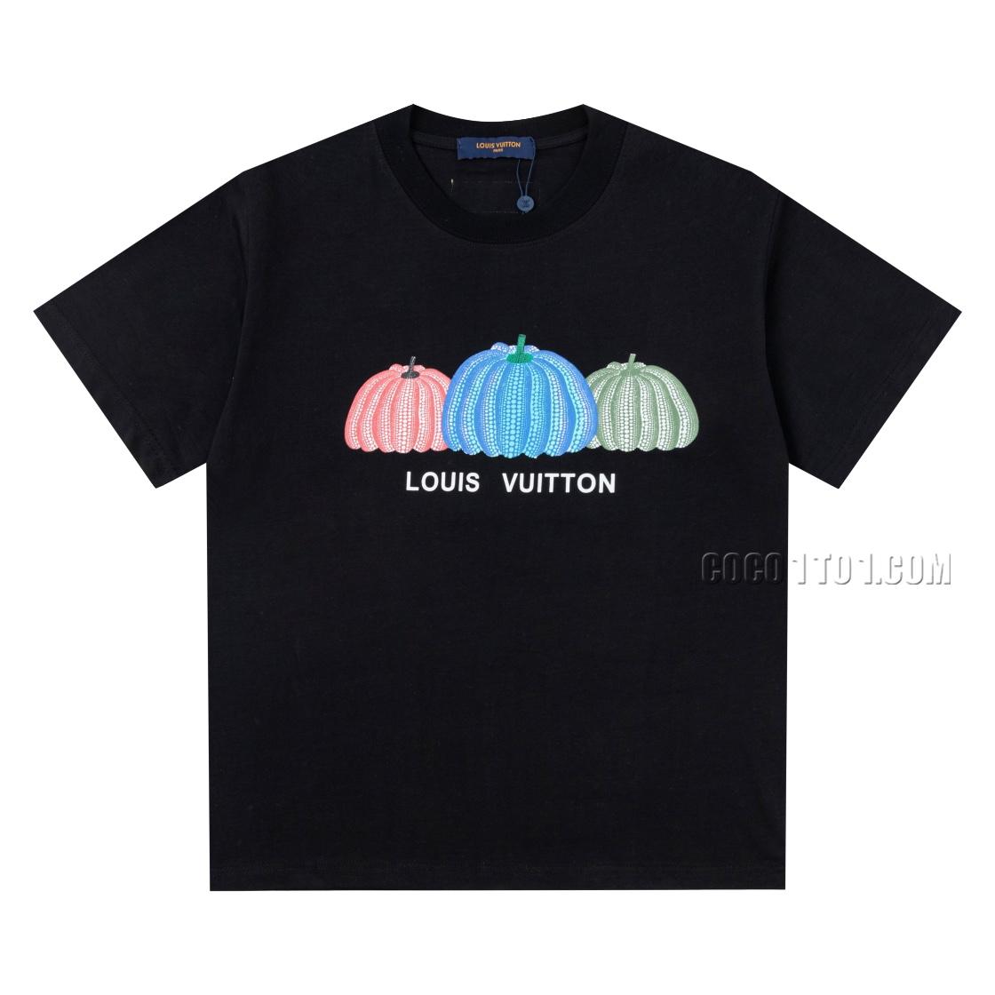 Louis Vuitton Colorful Pumpkin Print Short Sleeve T-shirt NLOUIS VUITTON42307
