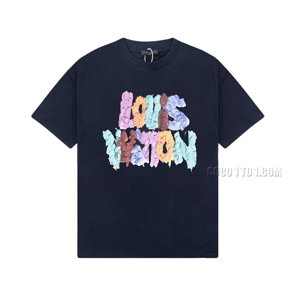Louis Vuitton runway exclusive vibrant print short-sleeved T-shirt NLOUIS VUITTON42307