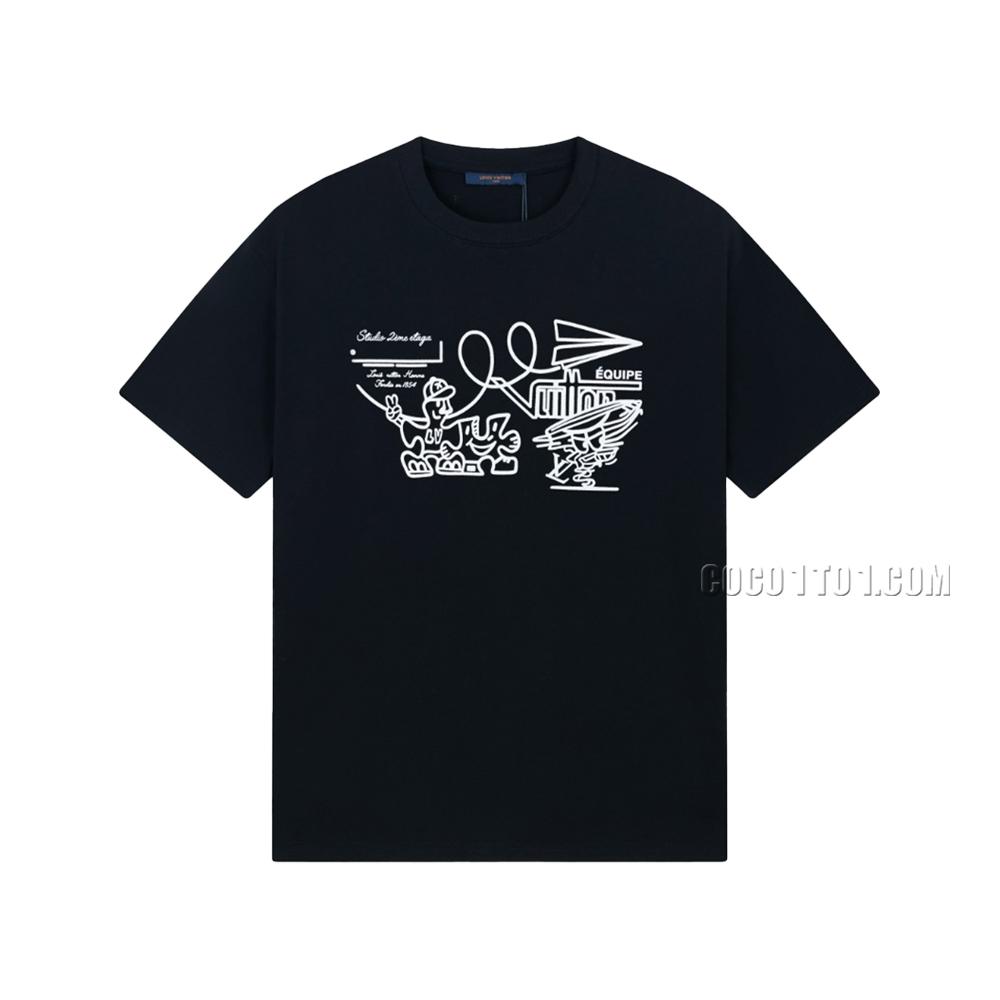 Louis Vuitton cartoon character print T-shirt NLOUIS VUITTON42307