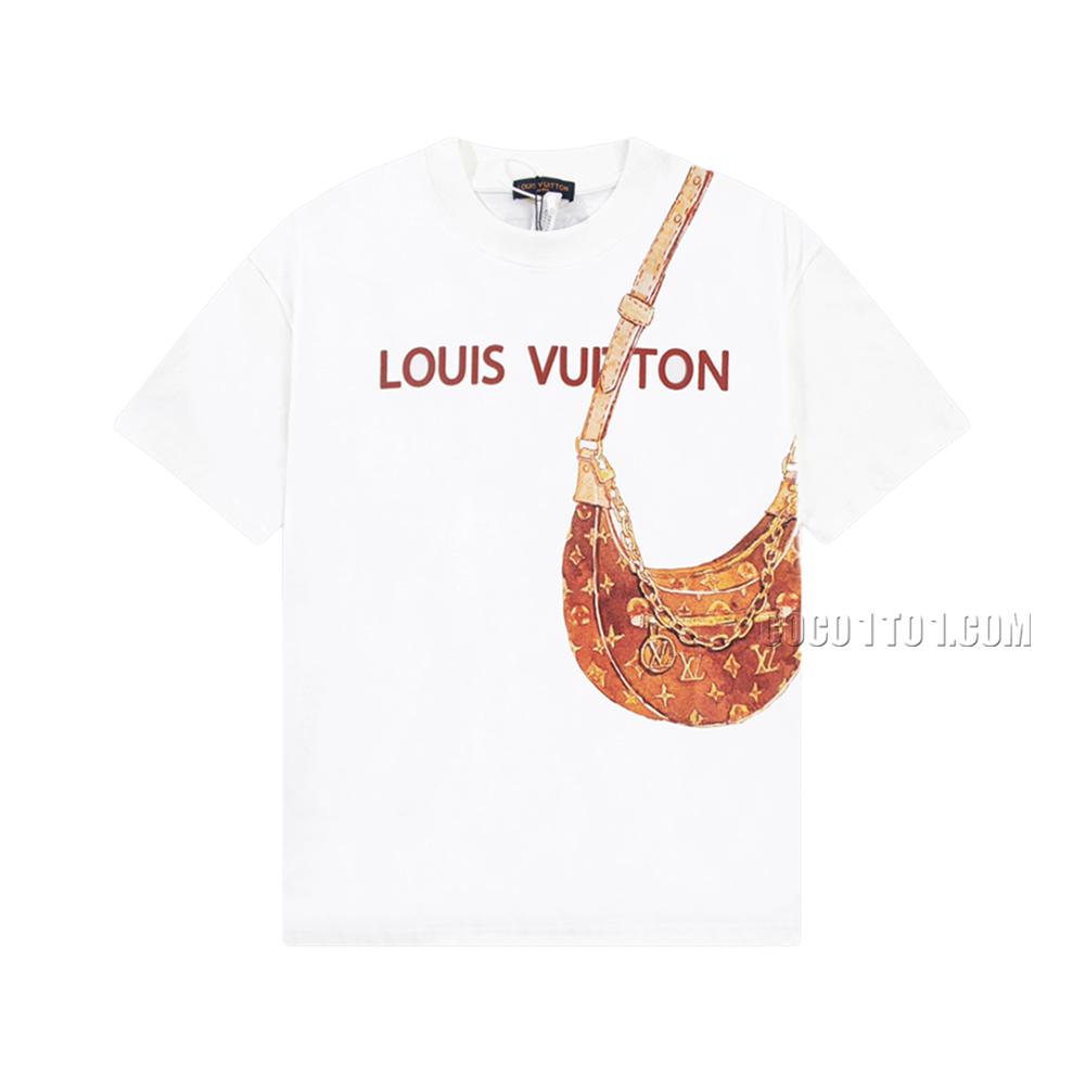 Louis Vuitton runway exclusive pattern print short-sleeved T-shirt NLOUIS VUITTON42307