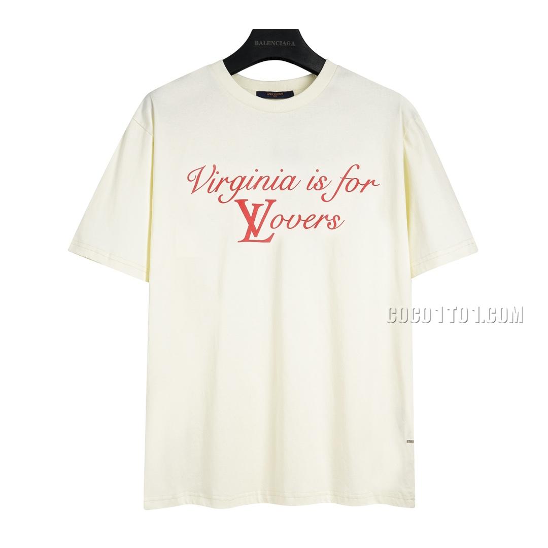 Louis Vuitton limited edition letter print short-sleeved T-shirt NLOUIS VUITTON42307