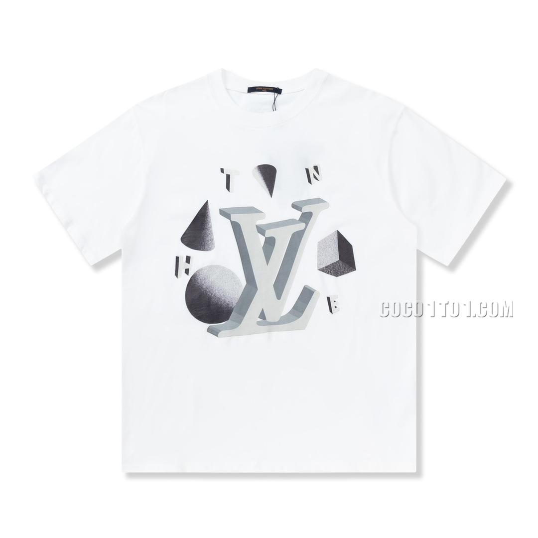Louis Vuitton starfall pattern logo print classic short-sleeved T-shirt NLOUIS VUITTON42307