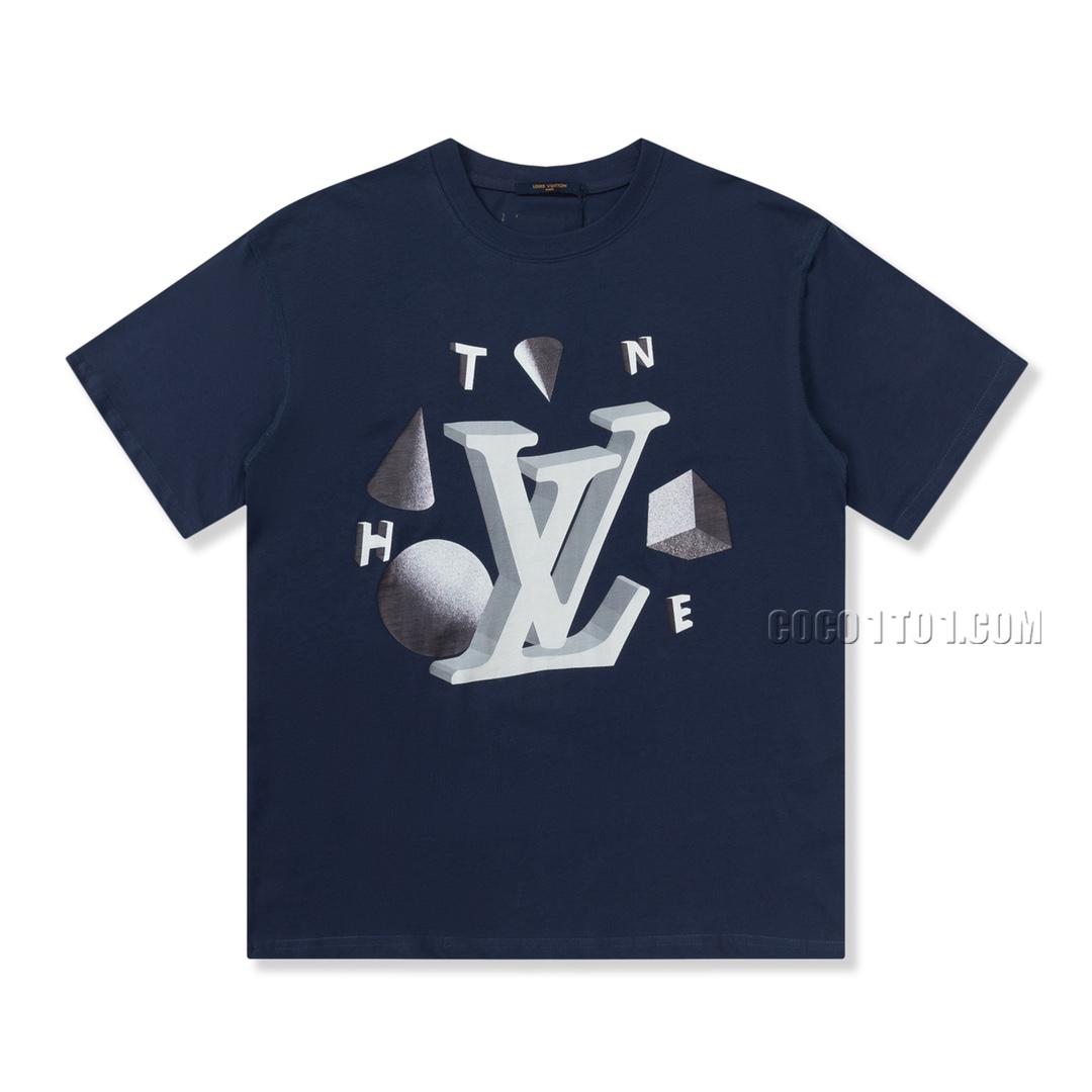 Louis Vuitton starfall pattern logo print classic short-sleeved T-shirt NLOUIS VUITTON42307