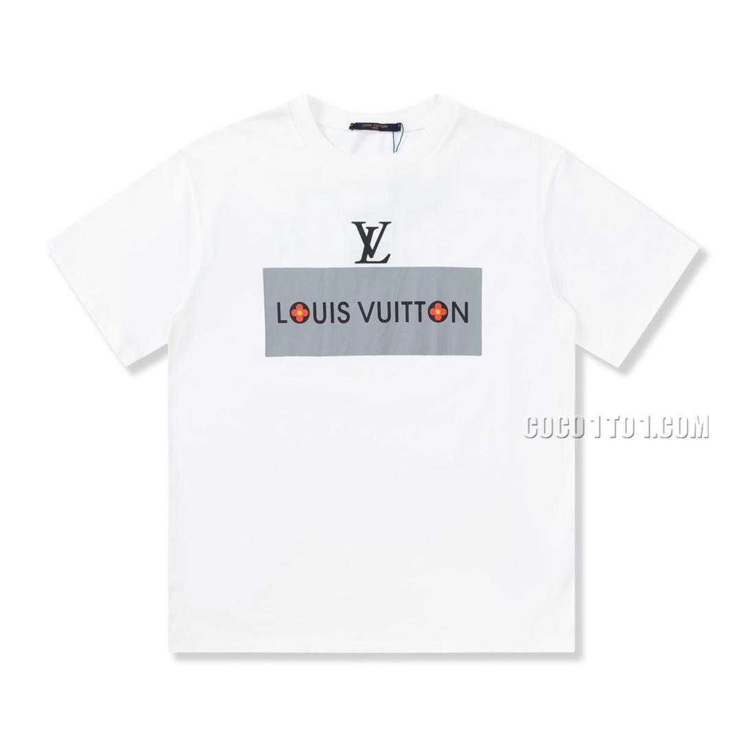 Louis Vuitton small floral pattern print short-sleeved T-shirt NLOUIS VUITTON42307