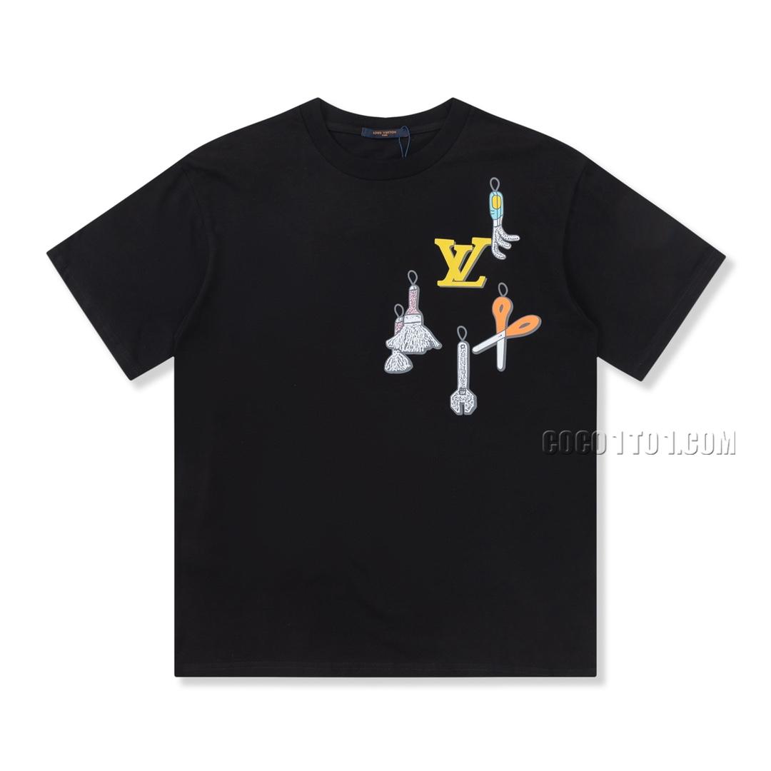 Louis Vuitton hardware print short-sleeved T-shirt NLOUIS VUITTON42307