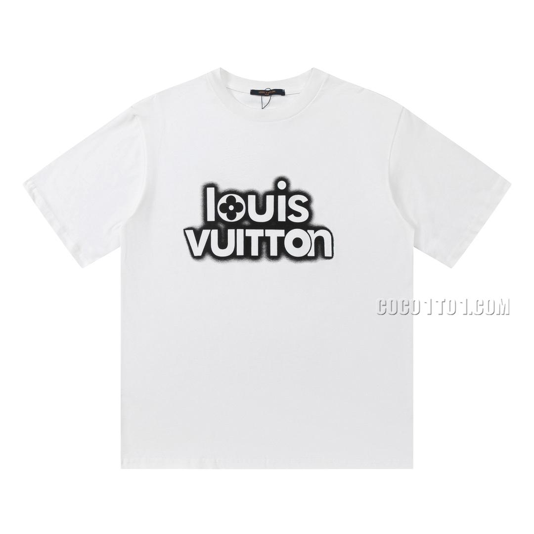 Louis Vuitton letter print short-sleeved T-shirt NLOUIS VUITTON42307
