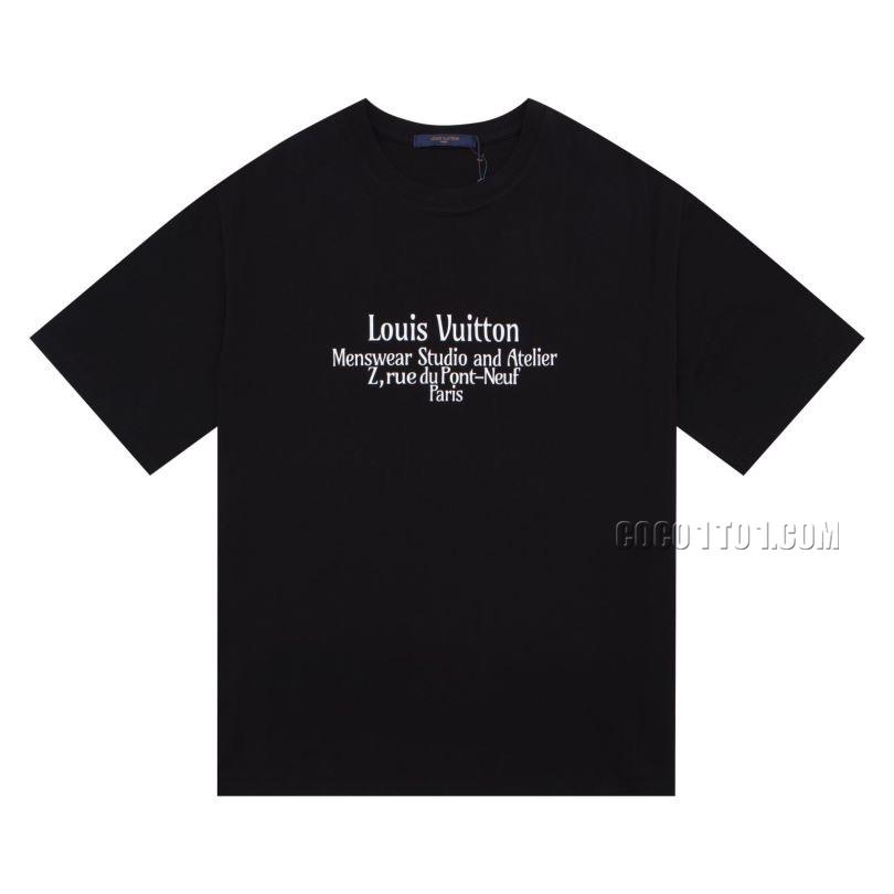 Louis Vuitton Letter Printed Logo Spring/Summer New Fashion Casual Short-Sleeve T-shirt NLOUIS VUITTON42307