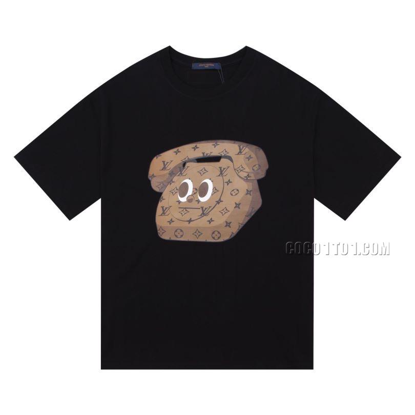 Louis Vuitton Printed Logo Spring/Summer New Cartoon Anime Print Fashion Casual Short-Sleeve T-shirt NLOUIS VUITTON42307