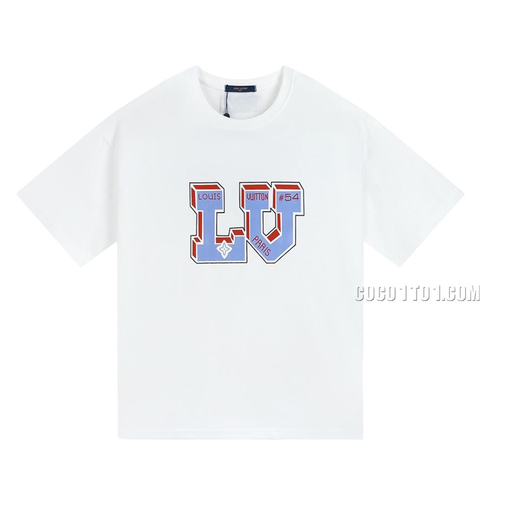 Louis Vuitton Spring/Summer New Cartoon Anime Print Fashion Casual Short-Sleeve T-shirt NLOUIS VUITTON42307