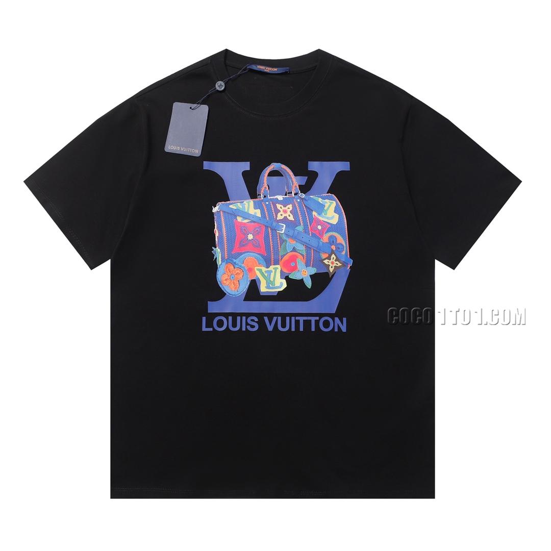 Louis Vuitton Yayoi Kusama Backpack Print Round Neck Short Sleeve T-shirt NLOUIS VUITTON42307