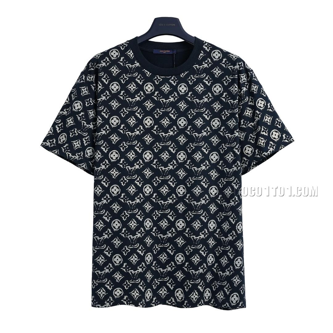 Louis Vuitton Louis Vuitton Full Print Logo Print Short Sleeve T-shirt NLOUIS VUITTON42307