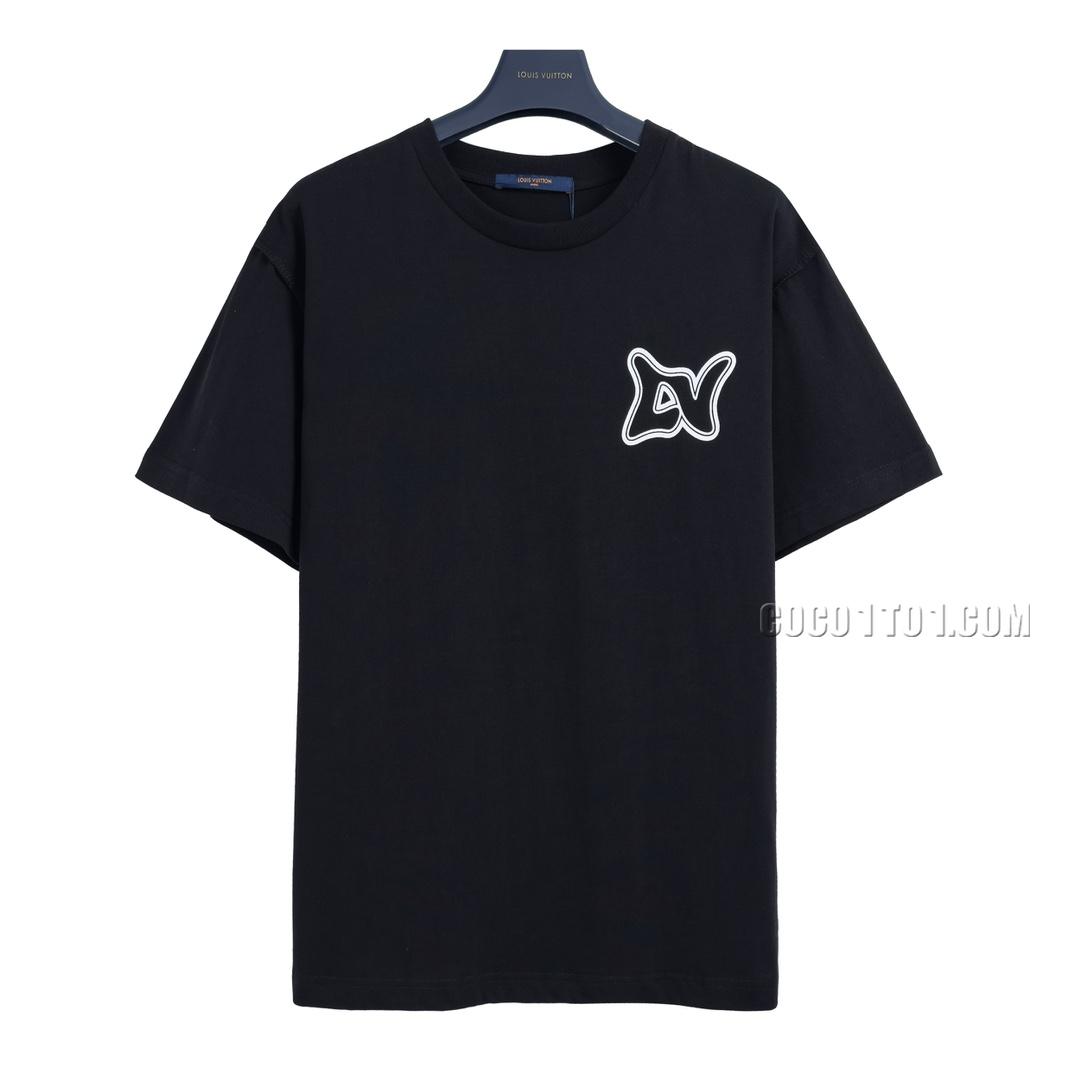 Louis Vuitton*Louis Vuitton Flame Mesh Print Short Sleeve T-shirt NLOUIS VUITTON42307