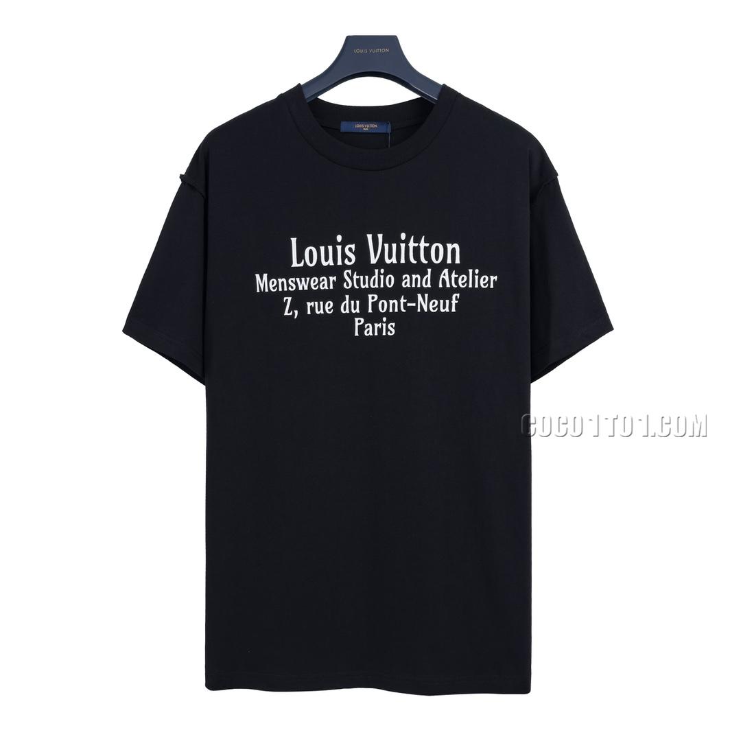 Louis Vuitton*Louis Vuitton Runway Limited Edition Letter Slogan Short Sleeve T-shirt NLOUIS VUITTON42307