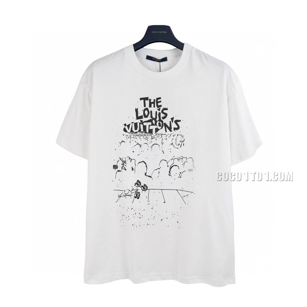 Louis Vuitton* Louis Vuitton Band Concert Short-Sleeve T-shirt NLOUIS VUITTON42307
