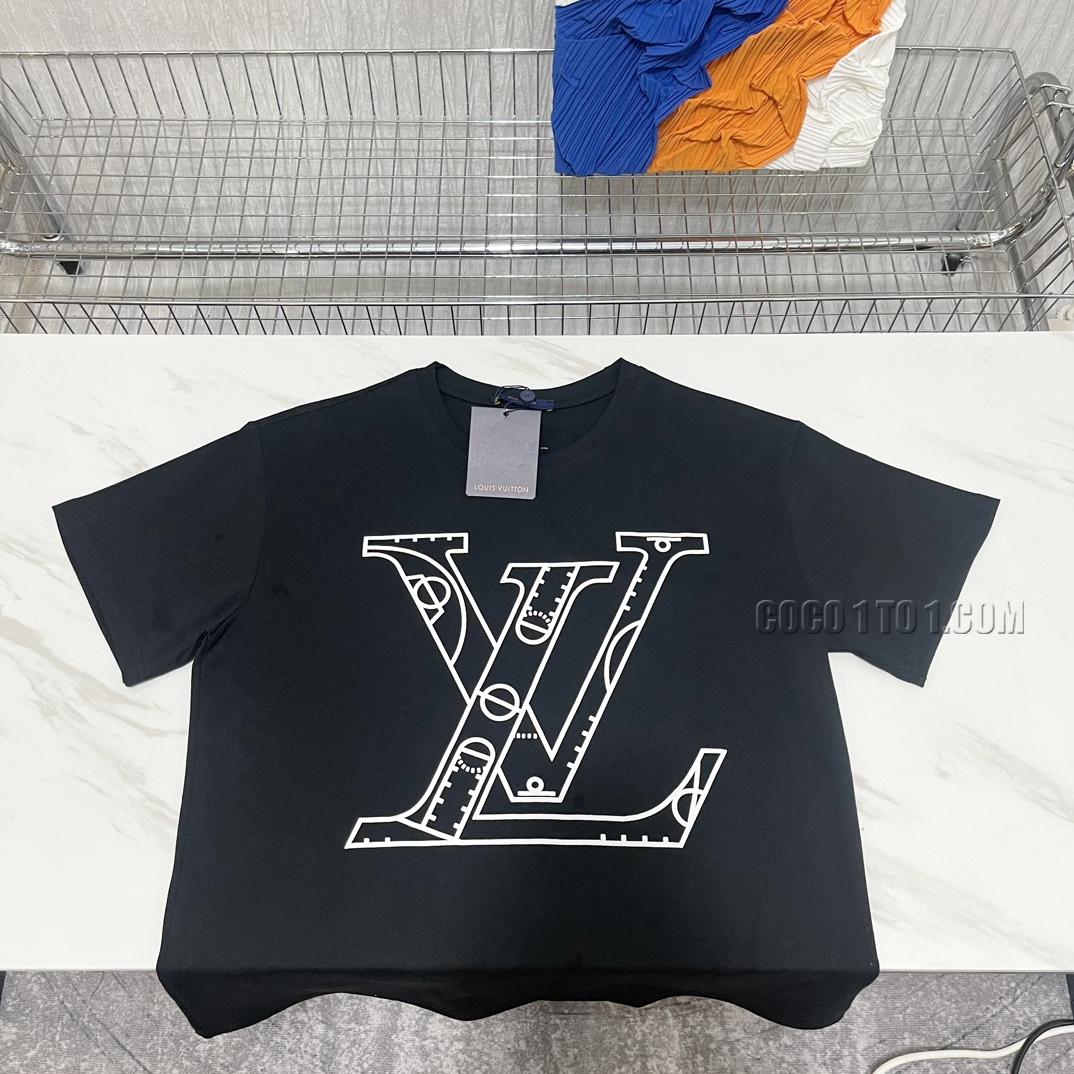 Louis Vuitton Co-branded Line Letter Bubble Print T-shirt NLOUIS VUITTON42307