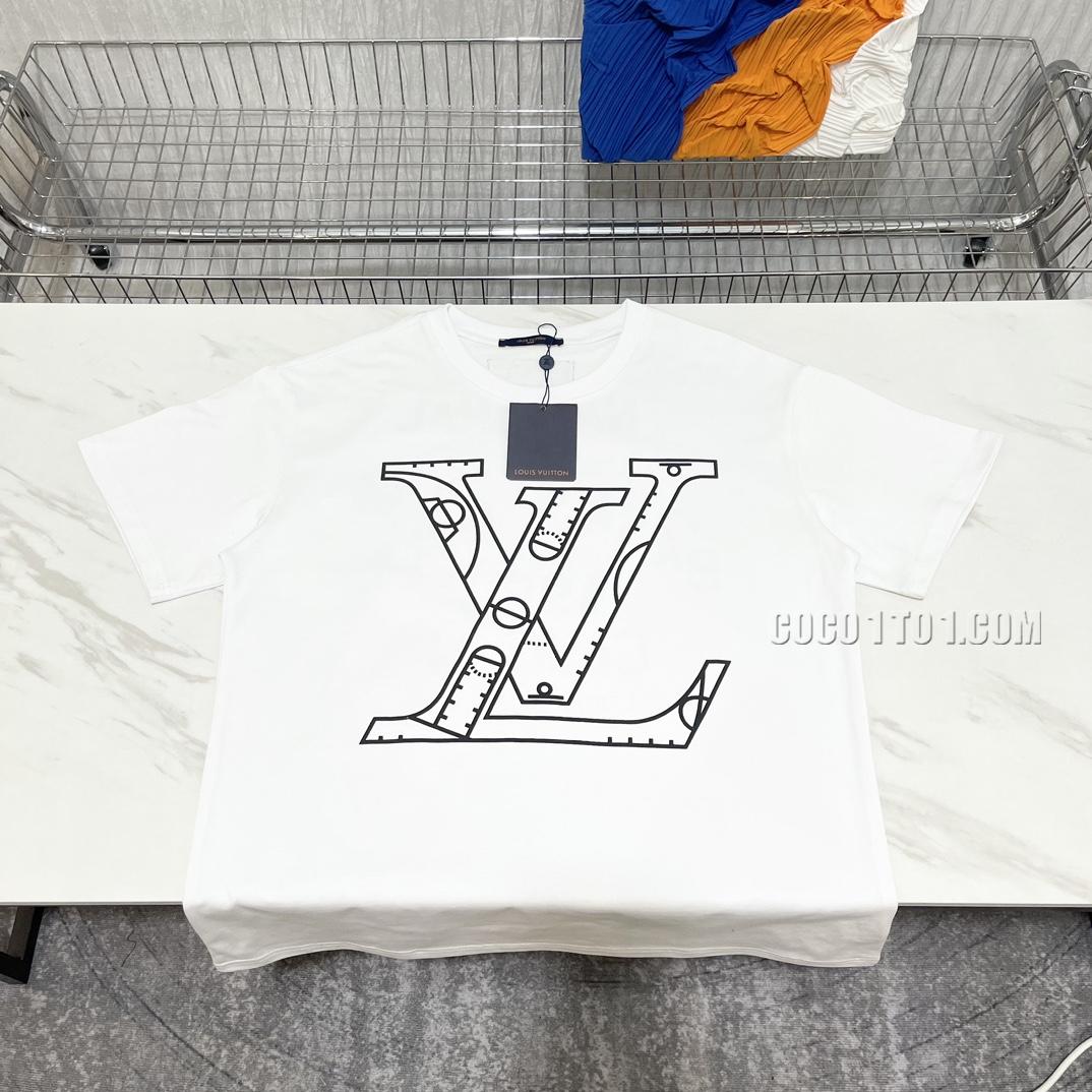 Louis Vuitton Co-branded Line Letter Bubble Print T-shirt NLOUIS VUITTON42307