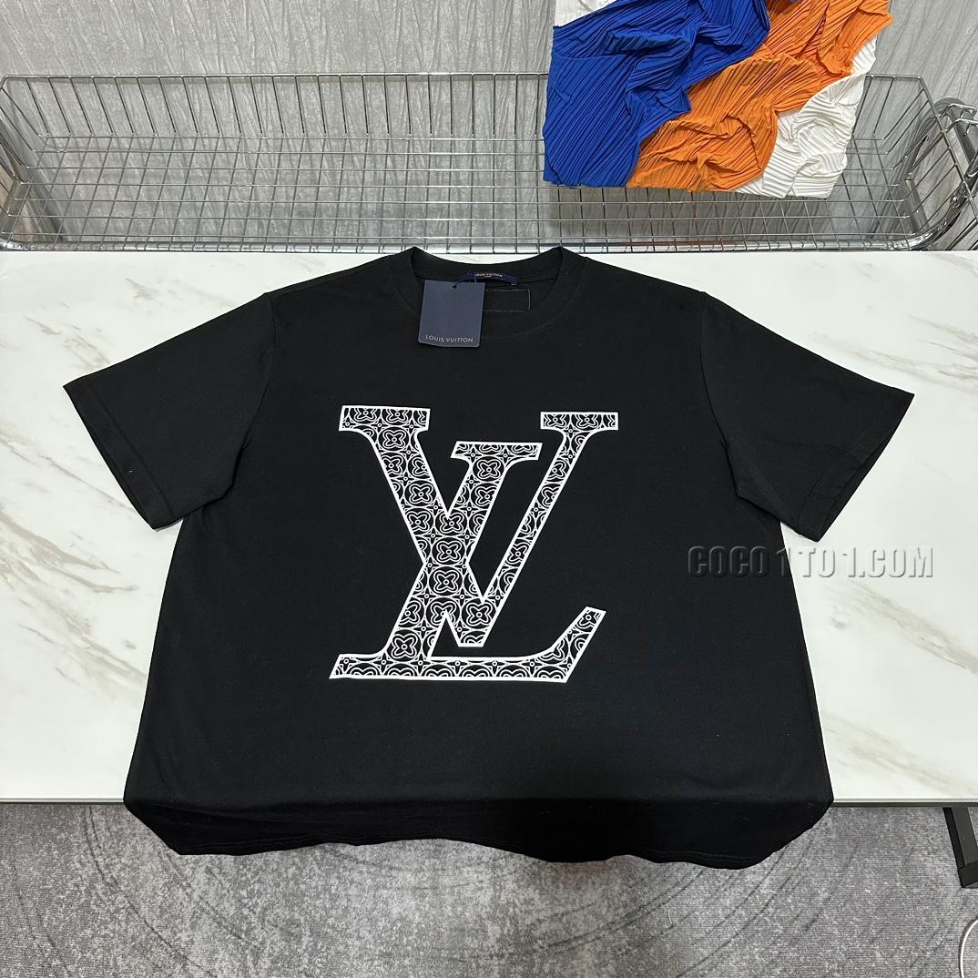 Louis Vuitton FW Spring/Summer New Print Round Neck T-shirt NLOUIS VUITTON42307