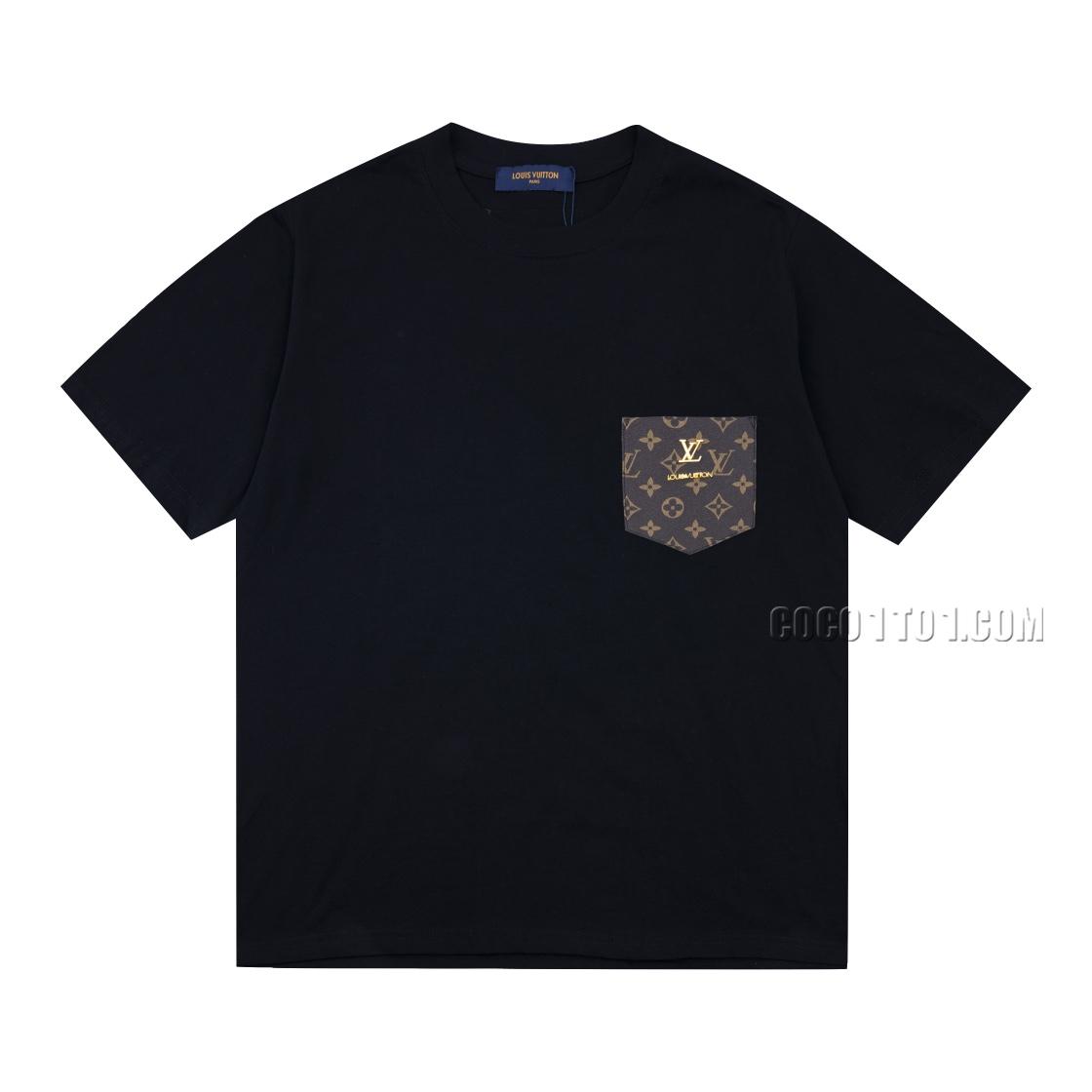 Louis Vuitton Classic Leather Hardware Pocket Half Sleeve T-shirt NLOUIS VUITTON42307
