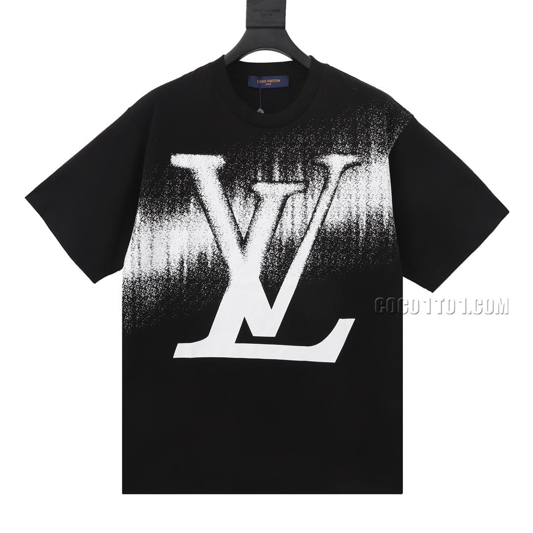 Louis Vuitton New Gradient Print Large Logo Short-Sleeve T-shirt NLOUIS VUITTON42307