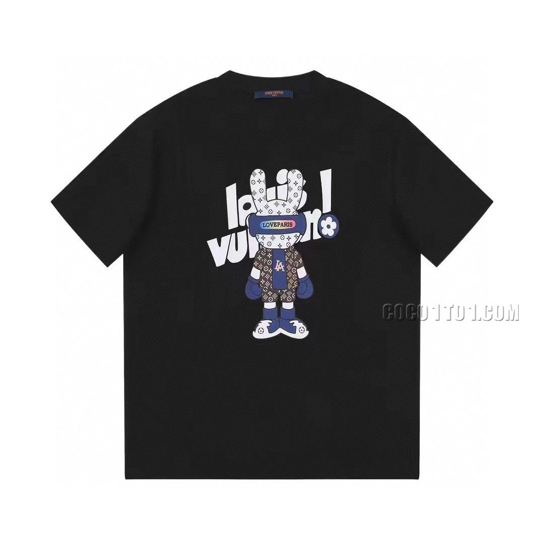 Louis Vuitton Rabbit Year Series Pattern Print Classic Short-Sleeve T-shirt NLOUIS VUITTON42307