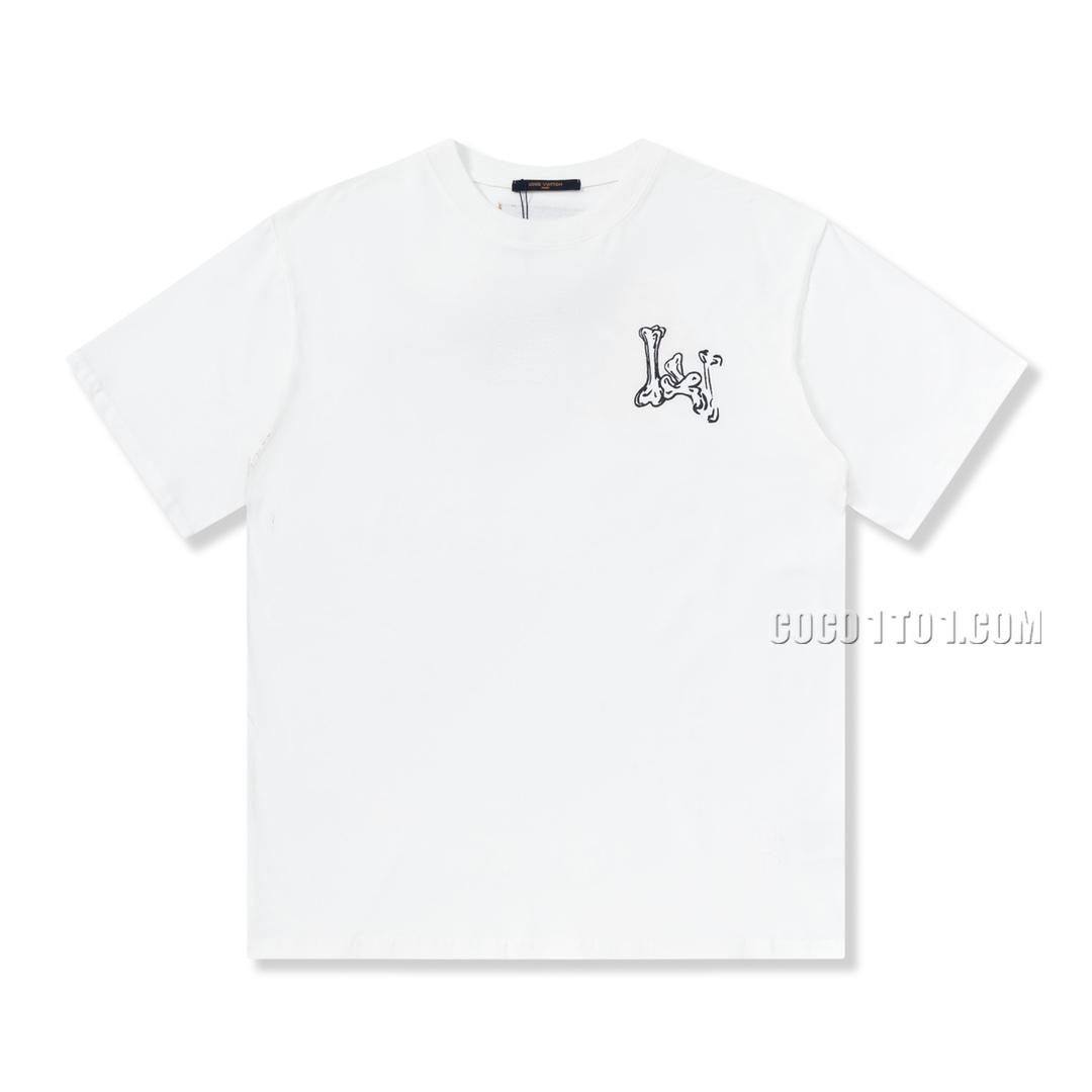 Louis Vuitton Hand-Drawn Personalized Print Round Neck Short-Sleeve T-shirt NLOUIS VUITTON42307