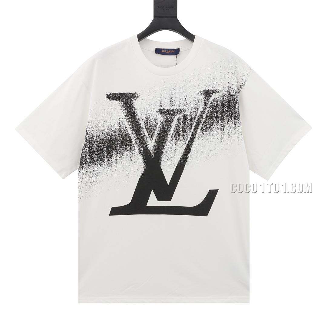 Louis Vuitton New Gradient Print Large Logo Short-Sleeve T-shirt NLOUIS VUITTON42307