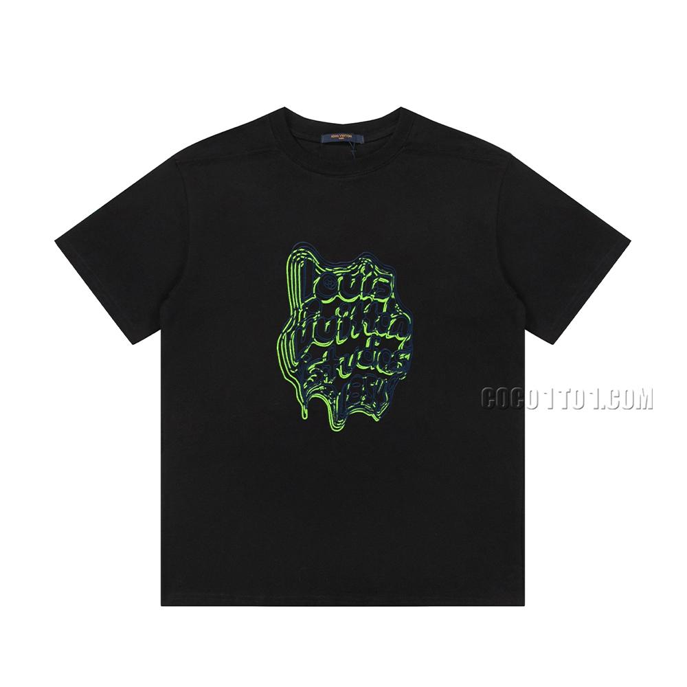 Louis Vuitton High Craft Embroidered Letter Short-Sleeve T-shirt NLOUIS VUITTON42307