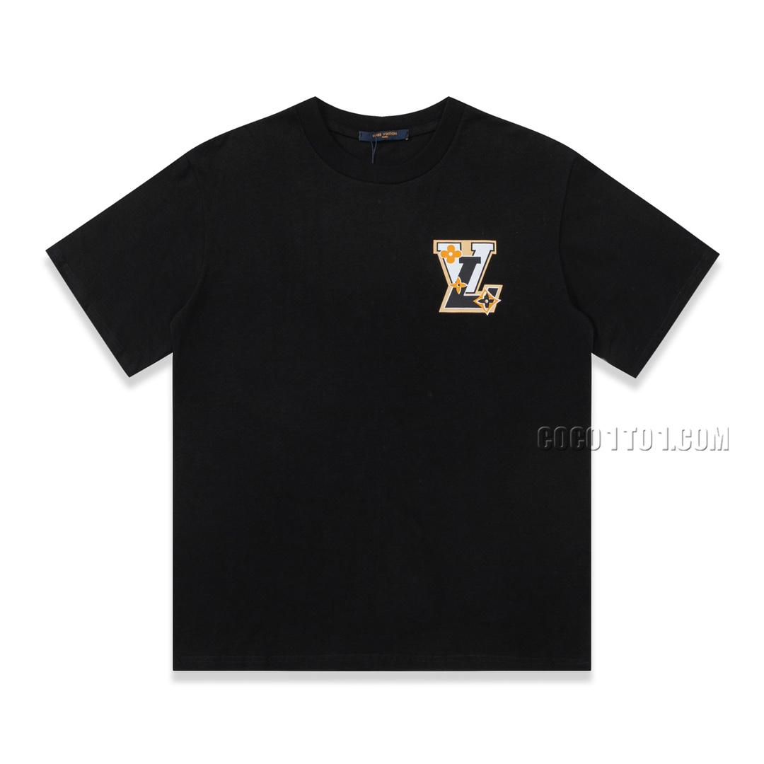 Louis Vuitton Colorblock Logo Printed Short Sleeve T-shirt NLOUIS VUITTON42307