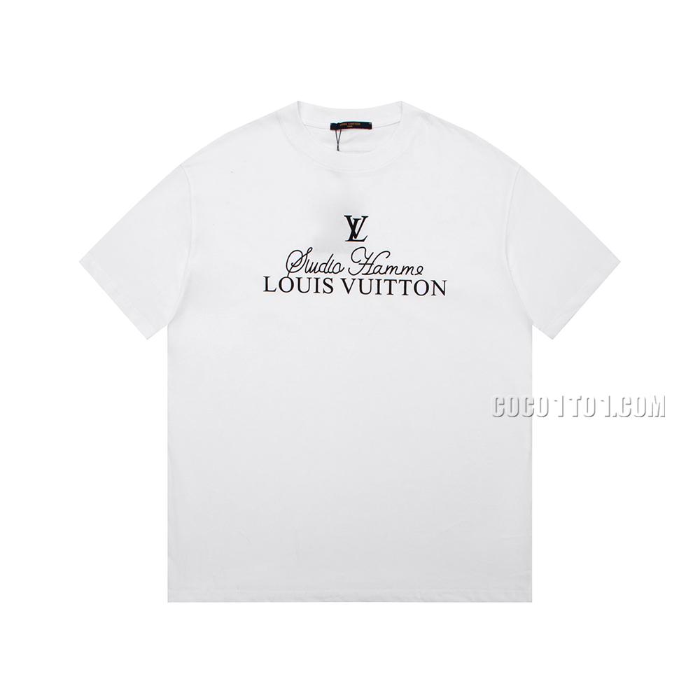 Louis Vuitton Logo Printed Short Sleeve T-shirt NLOUIS VUITTON42307