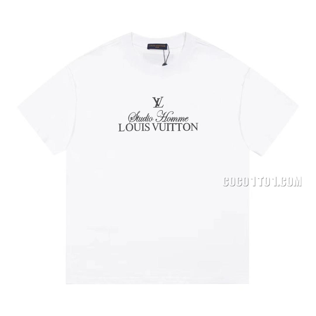 Louis Vuitton Spring/Summer New Printed Pattern Short Sleeve T-shirt NLOUIS VUITTON42307