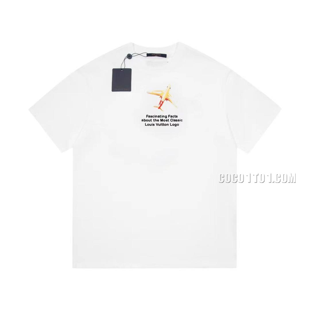 Louis Vuitton Early Spring New Letter Unisex Short Sleeve T-shirt NLOUIS VUITTON42307