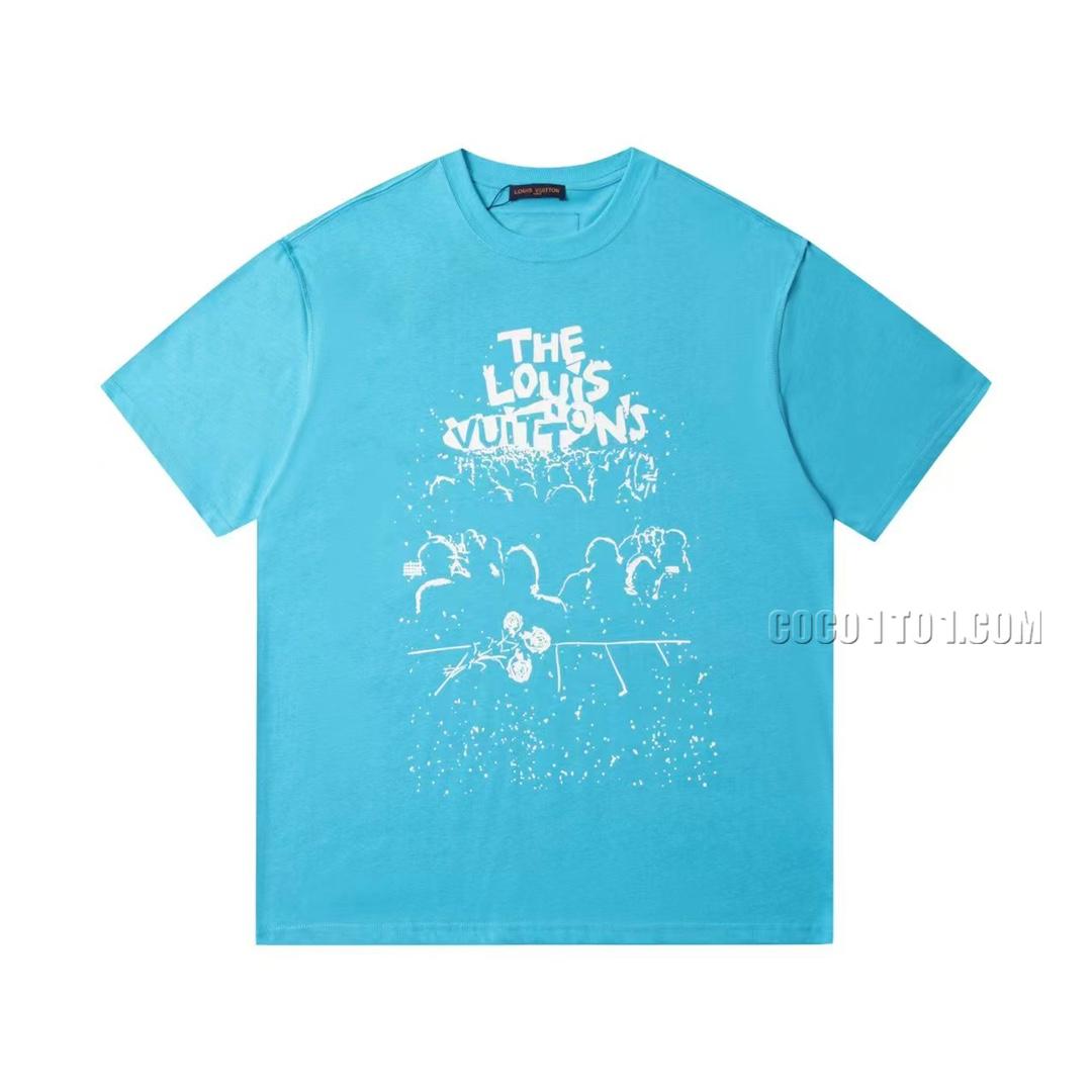 Louis Vuitton Early Spring Gradient 3D Printed T-shirt NLOUIS VUITTON42307