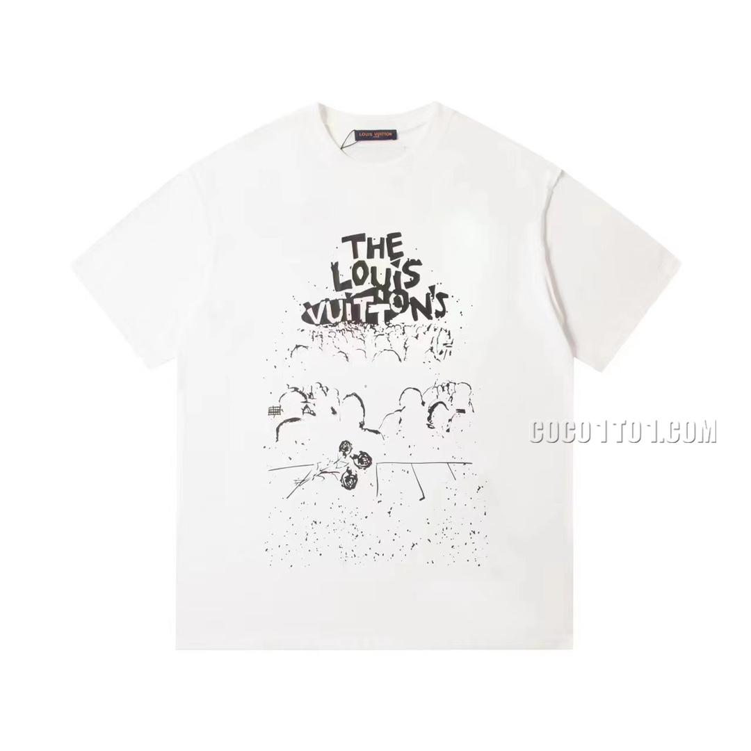 Louis Vuitton Early Spring Gradient 3D Printed T-shirt NLOUIS VUITTON42307