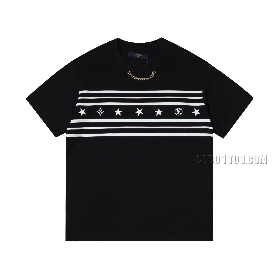 Louis Vuitton Monogram Pentagram Printed Short Sleeve T-shirt NLOUIS VUITTON42307