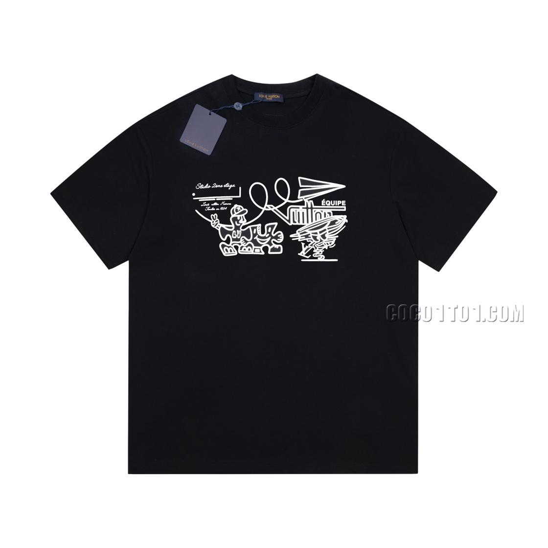 Louis Vuitton 1854 Collection Cartoon Character Printed T-shirt NLOUIS VUITTON42307
